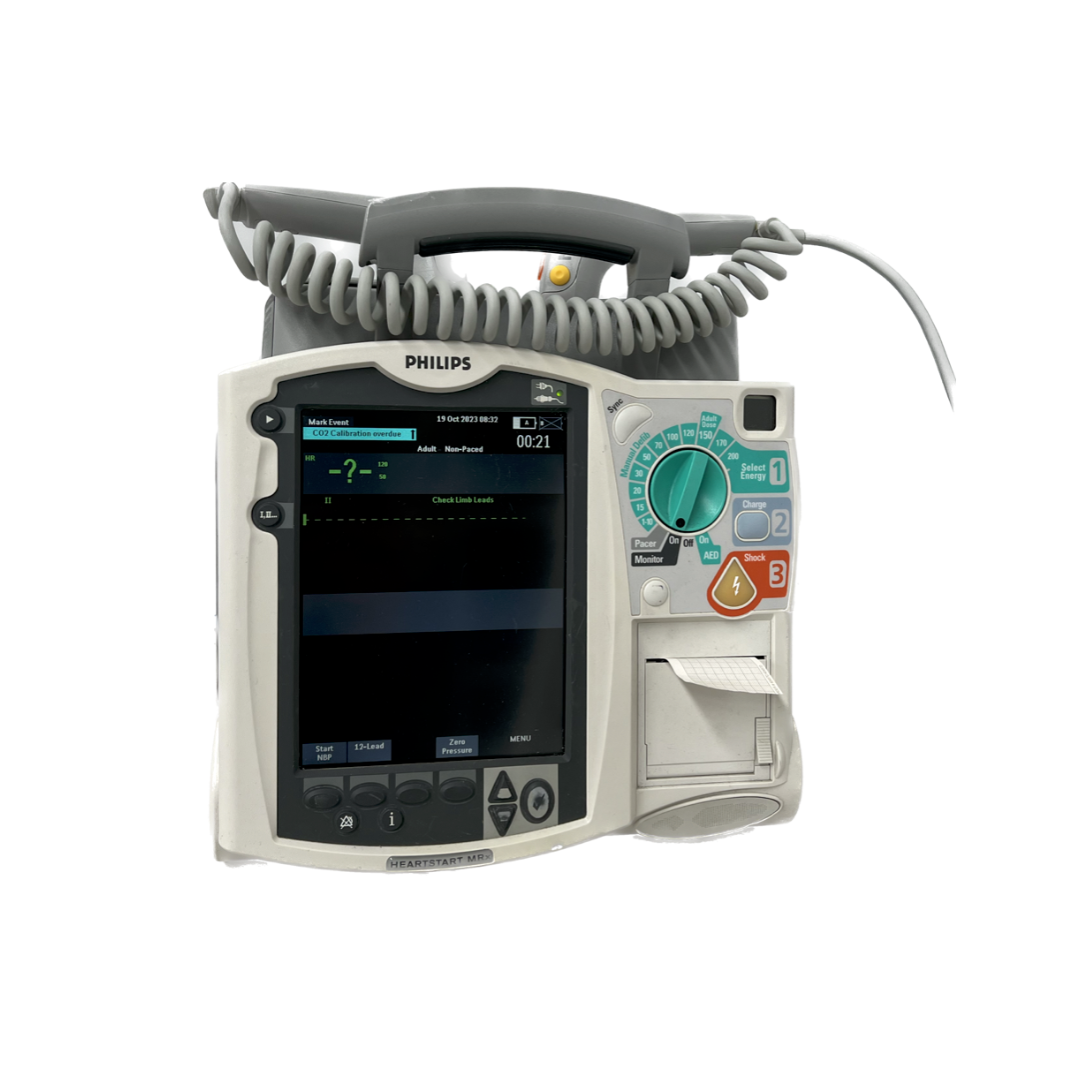 Philips MRX Defibrillator with Reusable Paddles - Refurbished